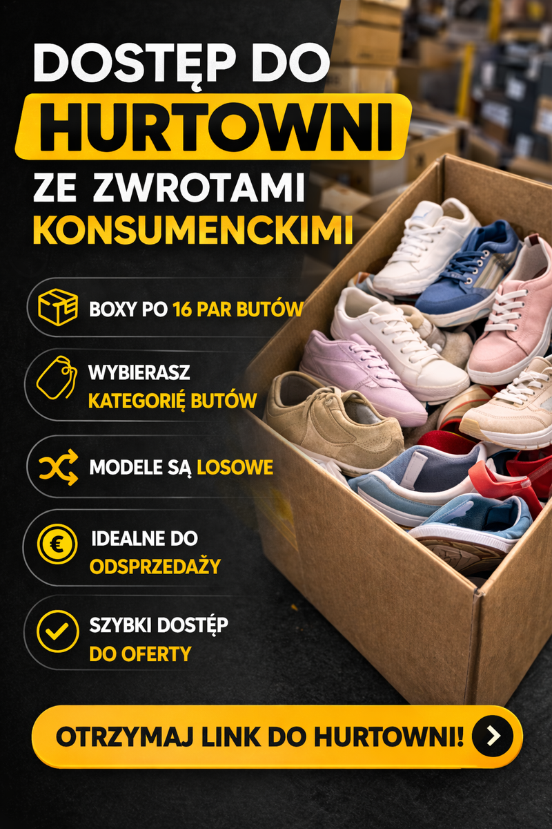 Hurtownia butów – zwroty konsumenckie  Dostęp do dostawcy